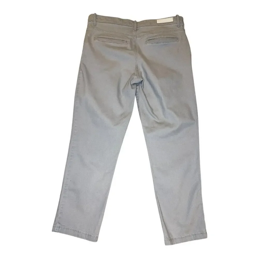 Calvin Klein‎ Women's Cropped Ultimate Skinny Jeans Gray Stretch Size 10 (30)